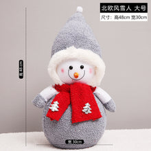 Load image into Gallery viewer, Christmas Decorations Snowman Baby Doll Christmas Tree Decoration Shopping Window Scene Layout
