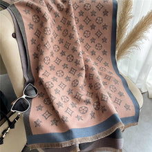 Load image into Gallery viewer, Scarf for Women Cashmere-like Thickened Keeping Warm Dual-Purpose Scarf Double-Sided Air Conditioning Shawl
