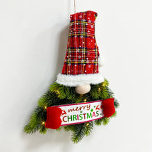 Load image into Gallery viewer, Christmas Decoration Christmas Wreath Faceless Old Man Elf Christmas Hanging Door Hanging Festival Decorations Pendant
