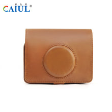 Load image into Gallery viewer, PU Leather Vintage Camera Bag Polaroid Mini Evo Vintage Camera Bag Digital Photography Leather Case
