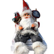 Load image into Gallery viewer, Santa Claus Sitting Christmas Decorations Cute Santa Claus Muppet Window Decoration
