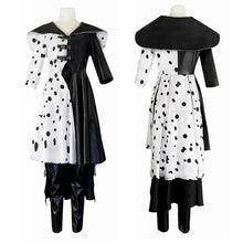 Load image into Gallery viewer, Movie Black and White Witch Kuila Cos Costume Cosplay Halloween Stage Performance Costume...
