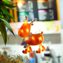 Load image into Gallery viewer, Christmas Decorative Lights Shop Window Ornament Balcony Window Sucker Led Hanging Lamp Christmas Lighting Scene Layout
