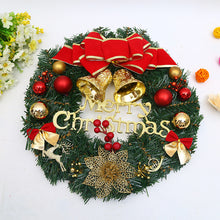 Load image into Gallery viewer, Christmas Decorations Wreath Wreath Window Layout Door Hanging Tengxian Venue Layout Christmas Wreath

