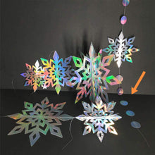 Load image into Gallery viewer, Wensheng Christmas Snowflake Christmas Decorations Three-Dimensional Snowflake Ornaments
