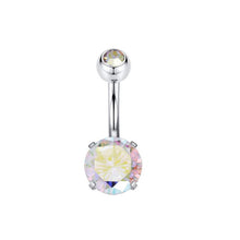 Load image into Gallery viewer, Stainless Steel Body Piercing Jewelry Zircon Belly Nail Belly Ring Navel Jewelry
