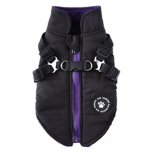 Load image into Gallery viewer, Chest Strap Winter Jacket Cotton Coat PET's Chest-Back Zipper Pet Clothing for Dog
