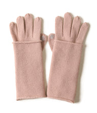 Load image into Gallery viewer, Double-Layer Dual-Use Touch Screen Gloves Winter Full Finger Five Finger Two-Piece Set One-Click Hair Generation Knitted Gloves for Women
