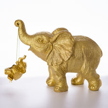 Load image into Gallery viewer, Elephant Mother and Child Ornaments Desktop Living Room Room Furnishings Decorative Resin Crafts
