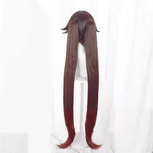 Load image into Gallery viewer, Walnut Wig Cosplay Wig Double Ponytail Split Gradient Tiger Clip  Wig
