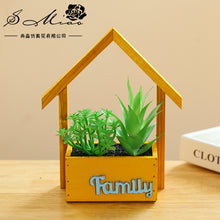 Load image into Gallery viewer, Artificial Plant Wood Combination Bonsai Home Decoration Artificial Flowers Desktop Decoration Factory Direct Sales Artificial Flower Wall Hanging
