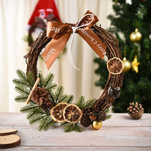 Load image into Gallery viewer, Christmas Decorations Wreath Wreath Window Layout Door Hanging Tengxian Venue Layout Christmas Wreath

