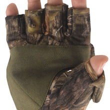 Load image into Gallery viewer, Camouflage Gloves Half Finger Flip Sport Climbing Protective Fitness Gloves Training Tactical Gloves
