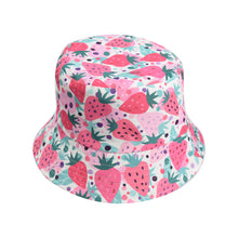Load image into Gallery viewer, Unisex Reservible Creative Pattern Print Boonie Bucket Hat Cap Brim Outdoor Sun Safari Camping Fishing
