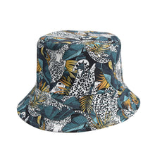 Load image into Gallery viewer, Unisex Reservible Creative Pattern Print Boonie Bucket Hat Cap Brim Outdoor Sun Safari Camping Fishing
