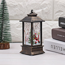 Load image into Gallery viewer, Christmas Storm Lantern Candlestick Lamp Small Night Lamp Old Snowman Decoration Small Night Lamp Desktop Decoration
