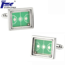 Load image into Gallery viewer, Cufflinks French Cufflinks Cuff Cufflink Men's Sports Cufflinks Football Field Cufflinks

