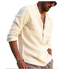 Load image into Gallery viewer, Men's Long-Sleeved Casual Shirt Hot Men's Top
