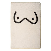 Load image into Gallery viewer, Body Art Cashmere-like Bedroom Carpet Absorbent Floor Mat Abstract Line Door Mat
