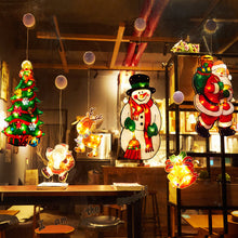 Load image into Gallery viewer, LED Wall Hanging Suction Lamp Christmas Shop Window Decoration Lamp Holiday Scene Layout Ambience Light
