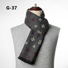 Load image into Gallery viewer, Men's New Winter Autumn and Winter Cashmere Business Jacquard Plaid Korean Foreign Trade Scarf Men
