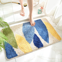 Load image into Gallery viewer, Plant Flocking Bathroom Water-Absorbing Non-Slip Mat
