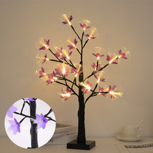 Load image into Gallery viewer, LED Artificial Tree Lights Colored Lights Christmas Festival Room Bedside Decorative Table Lamp Silver Birch Small Night Lamp
