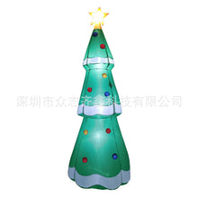 Load image into Gallery viewer, Christmas Inflatable Model Luminous Inflatable Tree Elderly Snowman Inflatable Model Courtyard Holiday Decoration Decoration Props
