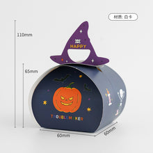 Load image into Gallery viewer, 10PCs Halloween Candy Box Baking Cookies Ghost Paper Box Festival Party Decorative Gift Packaging Box
