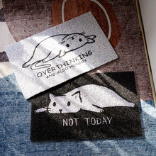 Load image into Gallery viewer, Hallway Mat Cartoon Kitten Mat Door Mat Entry Door Carpet Wire Ring Non-Slip Mat
