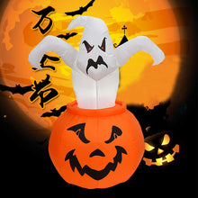 Load image into Gallery viewer, Halloween Pumpkin Lamp Wansheng Inflation Model 1.8 M Luminescent Pigment Ghost Pumpkin Garden Decoration Inflatable Model
