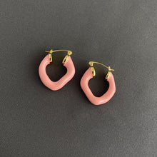 Load image into Gallery viewer, Candy-Colored Earrings Female Ins Retro Exaggerated Macaron  Autumn Earrings Female to Make round Face Thin-Looked
