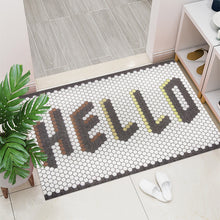 Load image into Gallery viewer, Porch Creative Design Door Mat Carpet PVC Anti-slip Mat Silk Loop Can Be Cut Custom Home Mat Carpet Small Size Entrance Door Mat
