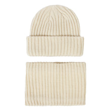 Load image into Gallery viewer, Knitted Hat Children's 2023 Autumn and Winter New Hat Scarf Set Striped Knitted Wool Hat

