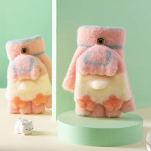 Load image into Gallery viewer, Winter Children's Flip Gloves Student Half Finger Cartoon Cute Baby Thick Gloves
