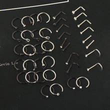 Load image into Gallery viewer, Nose Ring Medical Stainless Steel Nose Stud Mixed Suit
