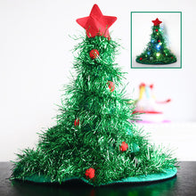 Load image into Gallery viewer, Christmas Tree Christmas Decoration Supplies Non-Woven Rain Silk Christmas Hat Party Supplies Dress up
