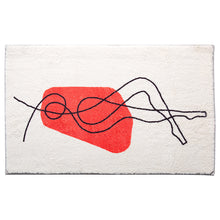 Load image into Gallery viewer, Body Art Cashmere-like Bedroom Carpet Absorbent Floor Mat Abstract Line Door Mat
