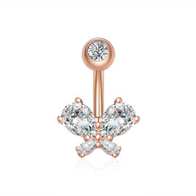 Load image into Gallery viewer, Zircon Navel Ring Navel Stud Piercing Jewelry for Women
