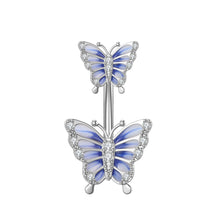 Load image into Gallery viewer, Zircon Navel Stud Grease Belly Ring Piercing Jewelry

