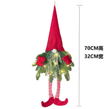 Load image into Gallery viewer, Christmas Decoration Supplies Garland Long Legs Faceless Elderly Pendant
