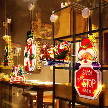Load image into Gallery viewer, New LED Wall-Mounted Suction Lamp Christmas Shop Window Decorative Lamp Holiday Scene Layout Ambience Light
