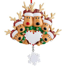Load image into Gallery viewer, Christmas Resin Elk Love DIY Christmas Tree Pendant Christmas Decorations
