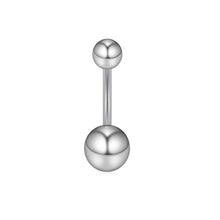 Load image into Gallery viewer, Stainless Steel Zircon with Diamond Belly Ring Polymer Clay Ball Opal Zircon Combination Set
