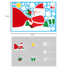 Load image into Gallery viewer, Christmas Decorations Glass Electrostatic Sticker Christmas Party Decoration Snowflake Window Stickers Christmas Hanging Ball Bell Stickers
