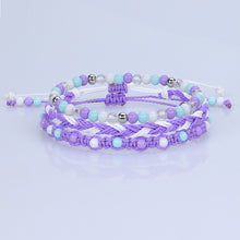 Load image into Gallery viewer, Teenagers Colorful Beads Bracelet Waterproof Wax Line
