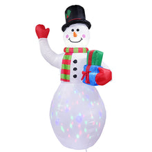 Load image into Gallery viewer, Christmas Inflatable Model Luminous Inflatable Tree Elderly Snowman Inflatable Model Courtyard Holiday Decoration Decoration Props

