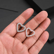 Load image into Gallery viewer, Heart-Shaped Zircon Navel Stud Belly Ring Piercing Jewelry
