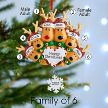 Load image into Gallery viewer, Christmas Resin Elk Love DIY Christmas Tree Pendant Christmas Decorations
