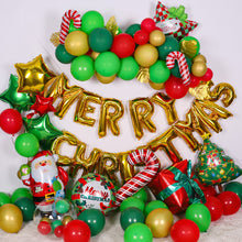 Load image into Gallery viewer, Christmas Balloon Set Latex Balloon Chain Arch KTV Christmas Decoration Balloon

